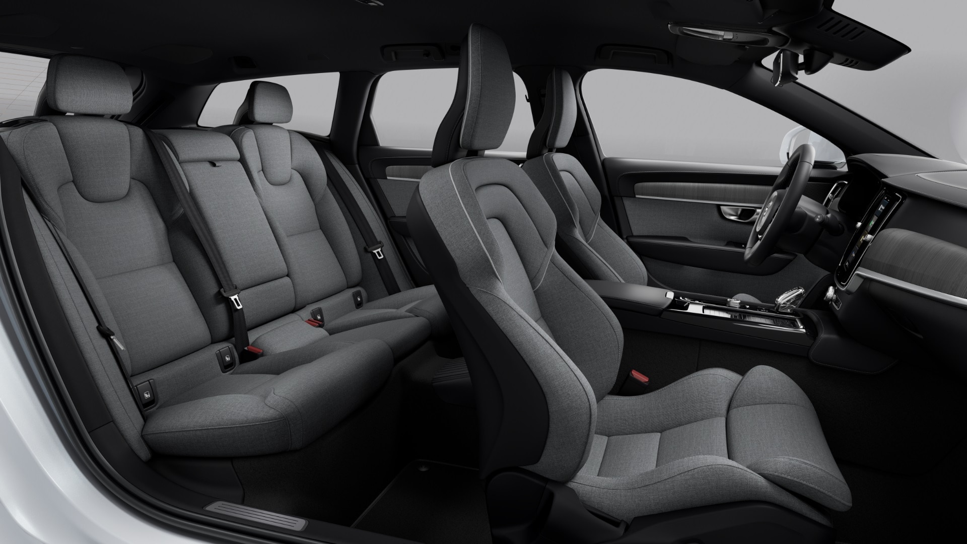 Volvo V90 Plug In Hybrid Tailored Wool Blend Charcoal/Midnight Zinc