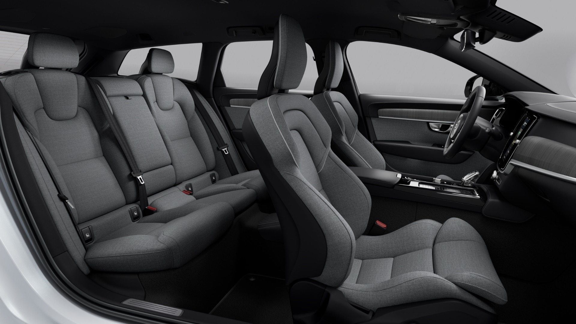 Volvo V90 Plug In Hybrid Tailored Wool Blend Charcoal/Midnight Zinc